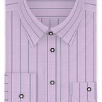 Violett Grün Dobby Trachtenhemd – Vorschau 1