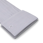 Violett Rosa liniert Festliches Hemd – Vorschau 2