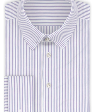 Violett Rosa liniert Festliches Hemd