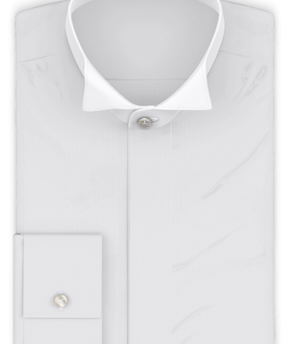 Vollzwirn Twill Hellgrau Festliches Hemd