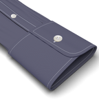 Full-twist twill blue formal shirt Sea Island premium wing collar – Preview 2