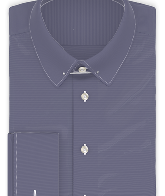 Vollzwirn Twill Blau Festliches Hemd