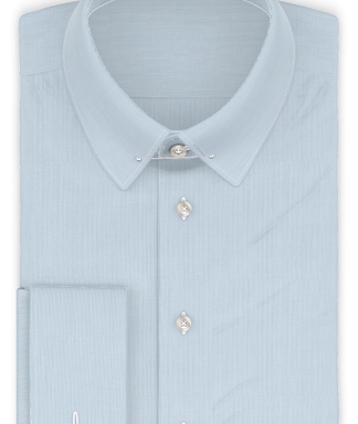 Vollzwirn Twill Hellblau Businesshemd