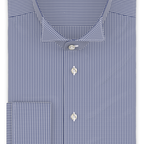 Pepita Dunkelblau Festliches Hemd – Vorschau 1