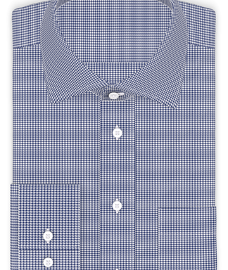 Pepita Dunkelblau Freizeithemd