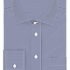 Pepita Dunkelblau Freizeithemd – Vorschau 1