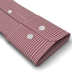 Pepita Dunkelrot Freizeithemd – Vorschau 2