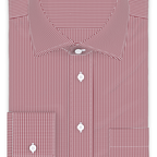 Pepita Dunkelrot Freizeithemd – Vorschau 1