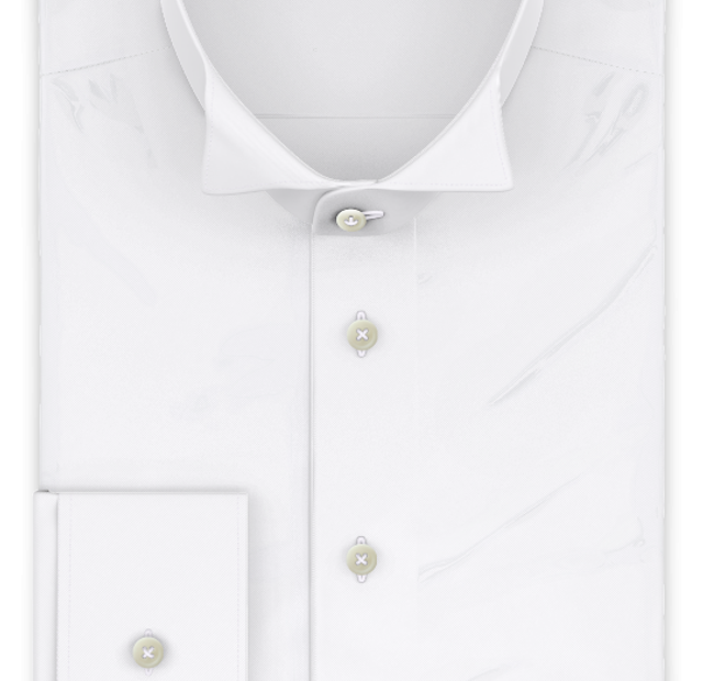 INDUO twill white with wing collar water-repellent sweat-resistant – Template image