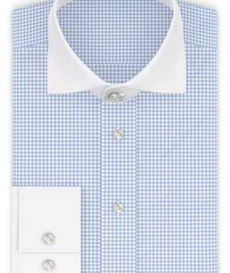 Sea Island Karo Businesshemd Winchester mit Perlmuttknöpfen