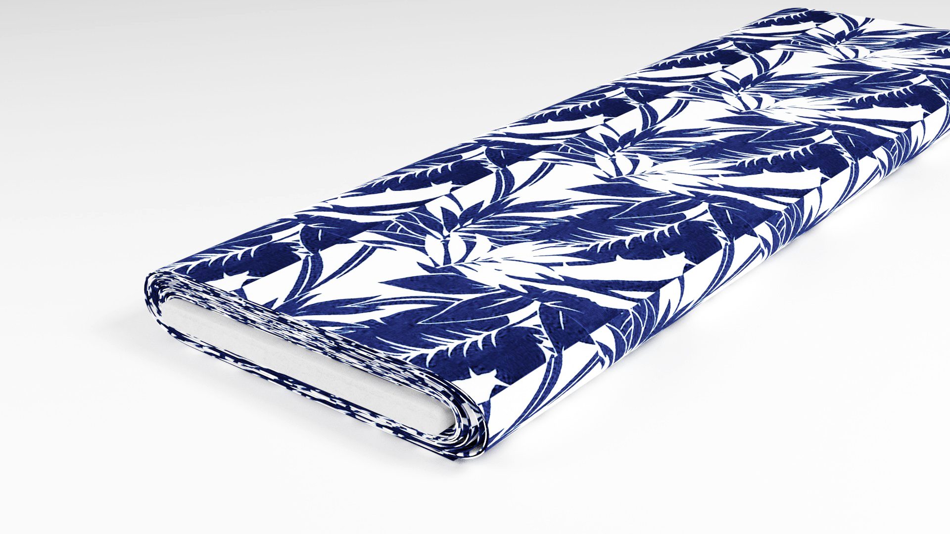 Popeline Hawaii Blau