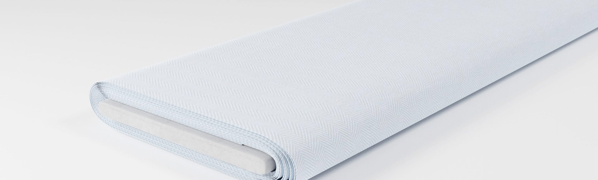 Baumwolle Fischgrat Hellblau