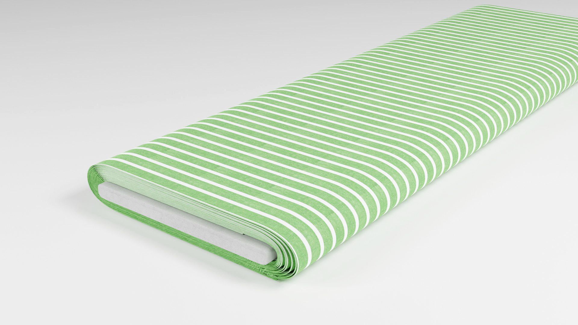 Leinenmix Maigrün gestreift