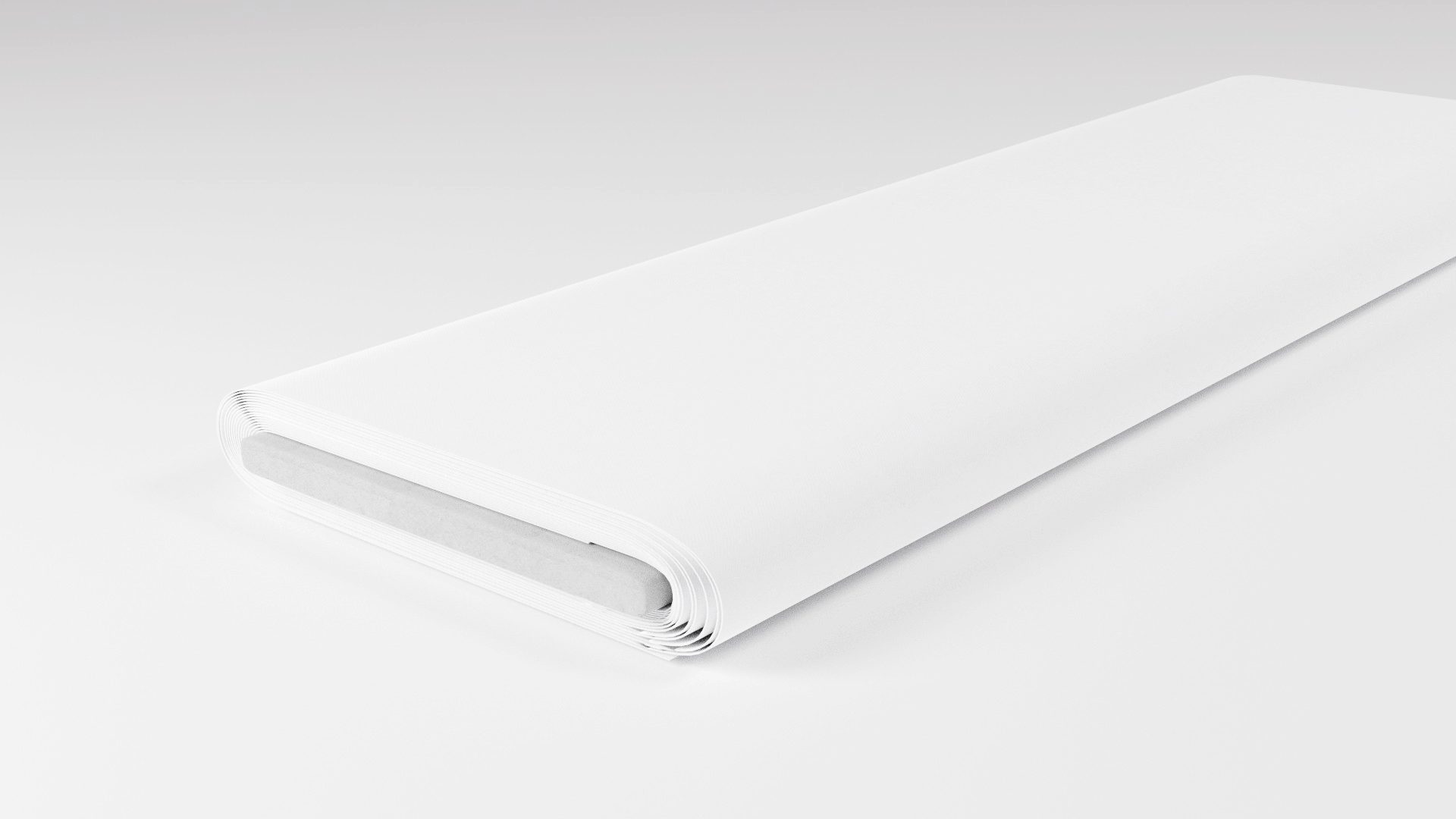 Halbzwirn Stretch Weiß