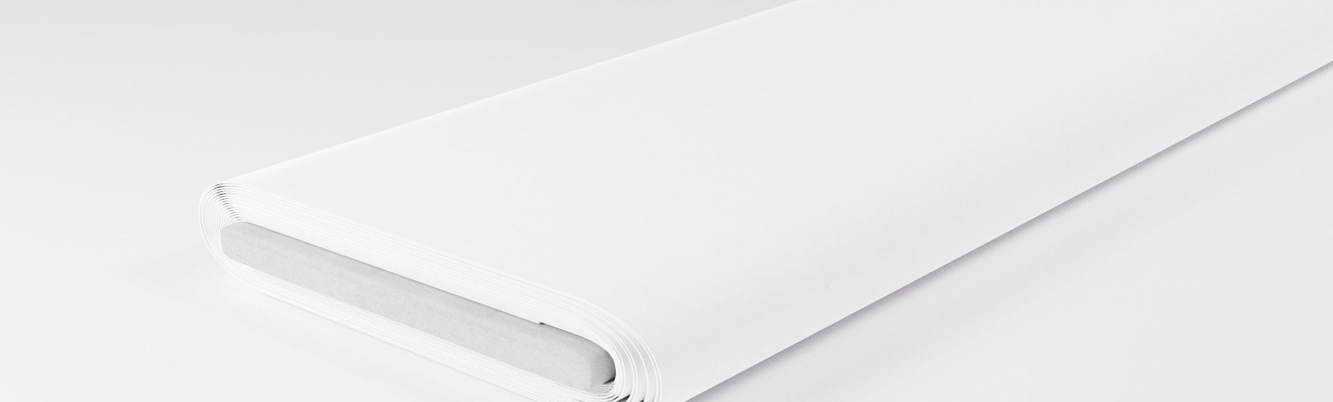 Halbzwirn Stretch Weiß