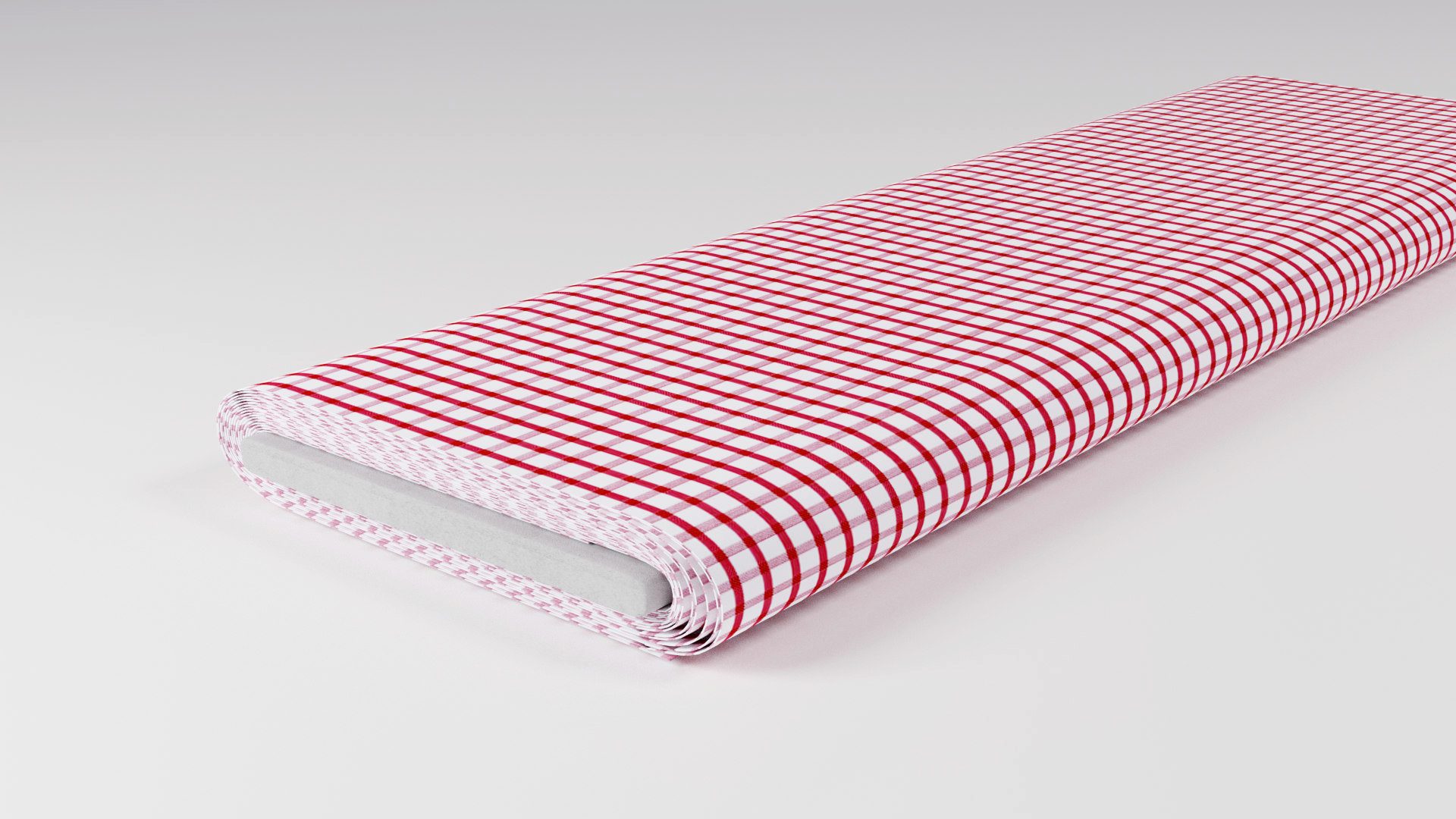 Vollzwirn Rot kariert