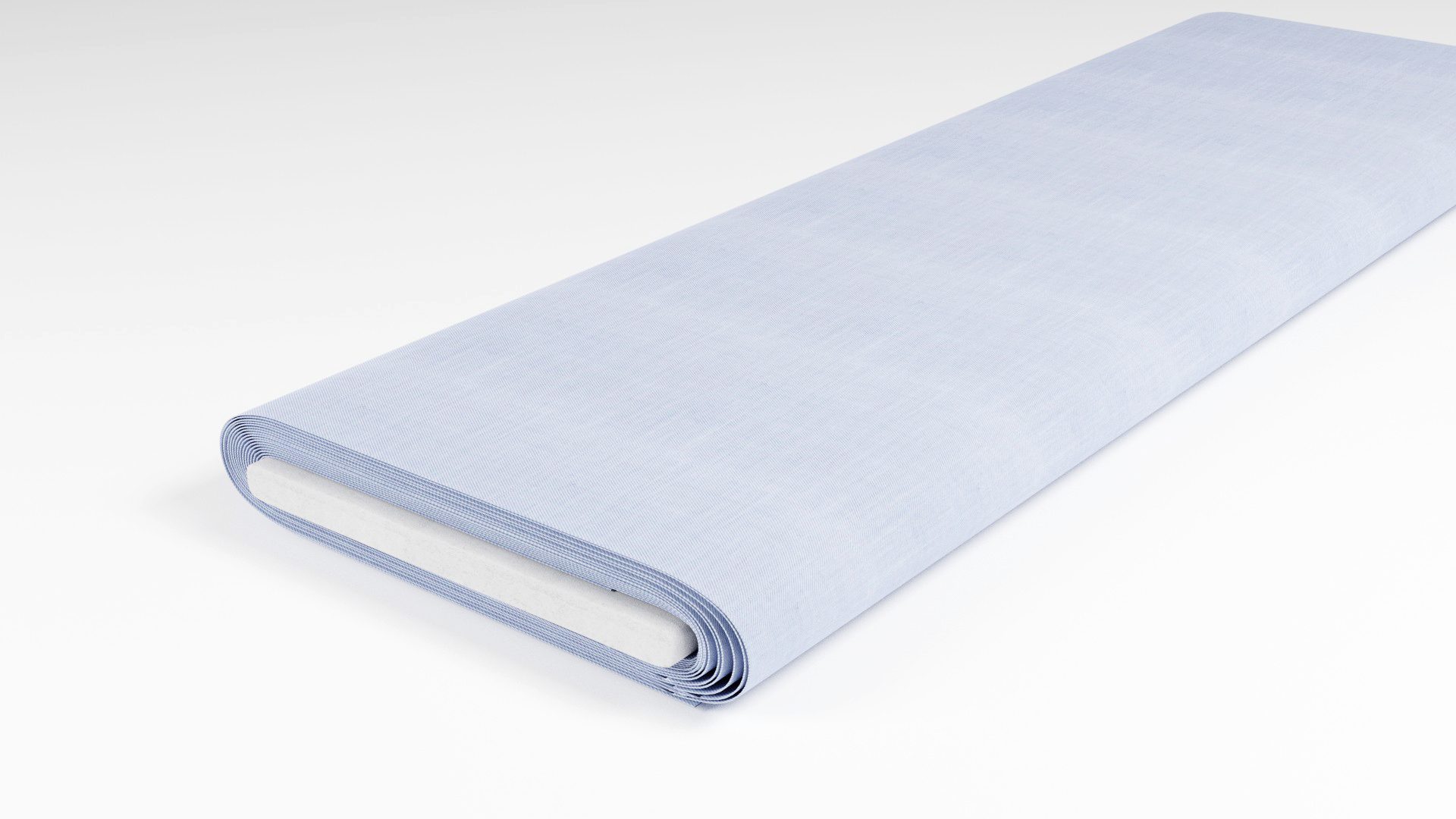 Vollzwirn Twill Blau