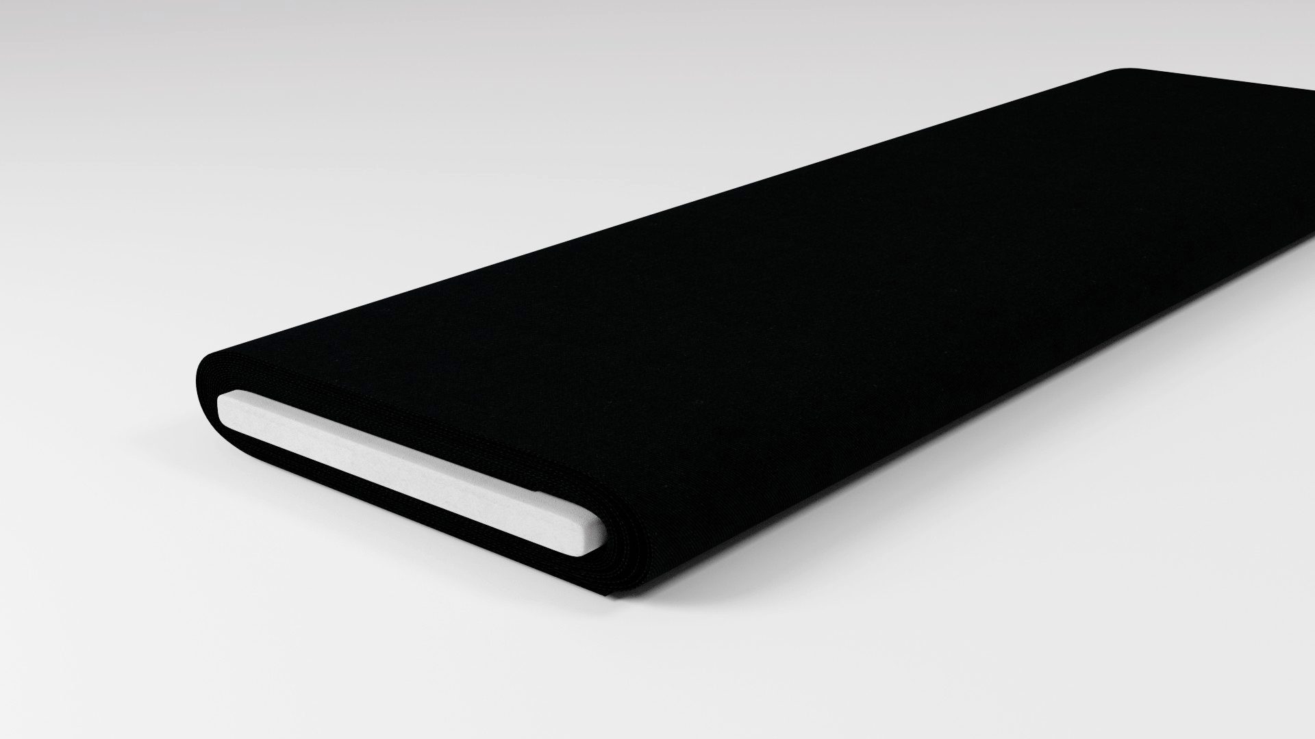 Vollzwirn Twill Schwarz