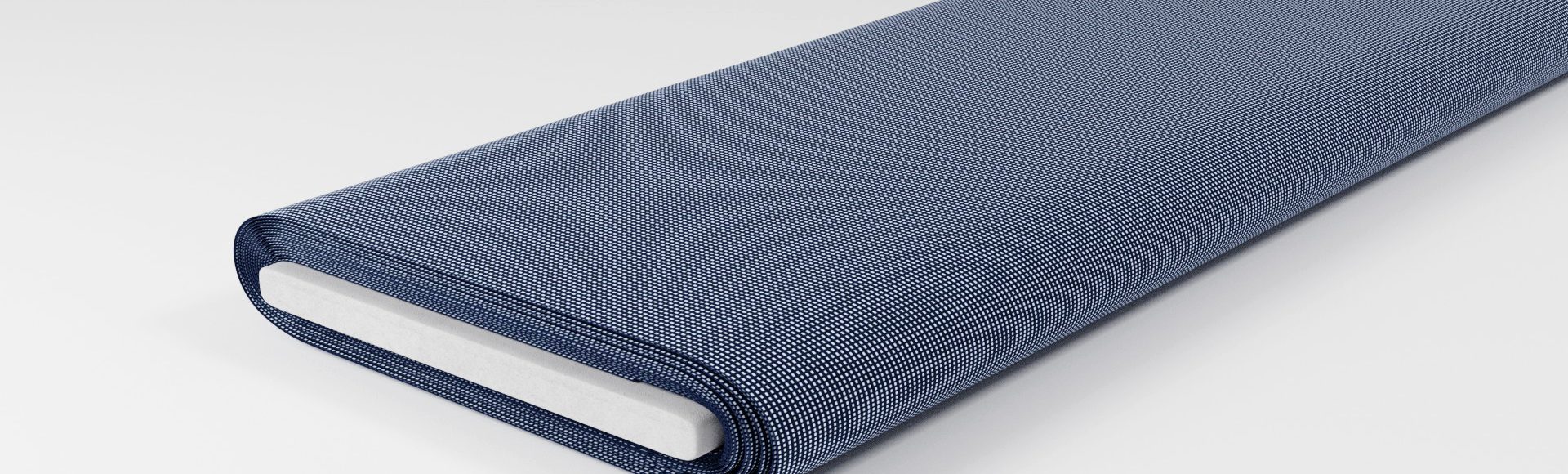 Vollzwirn Dunkelblau Piqué