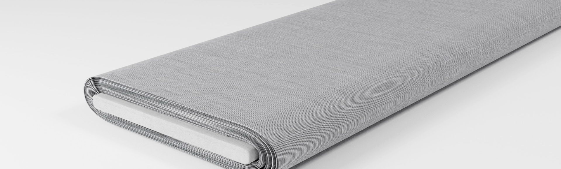 Vollzwirn Twill Grau