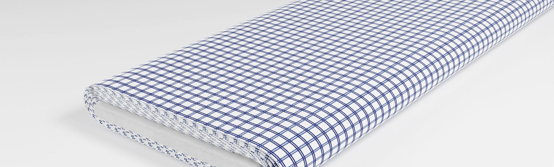 Doppelkaro Nachtblau