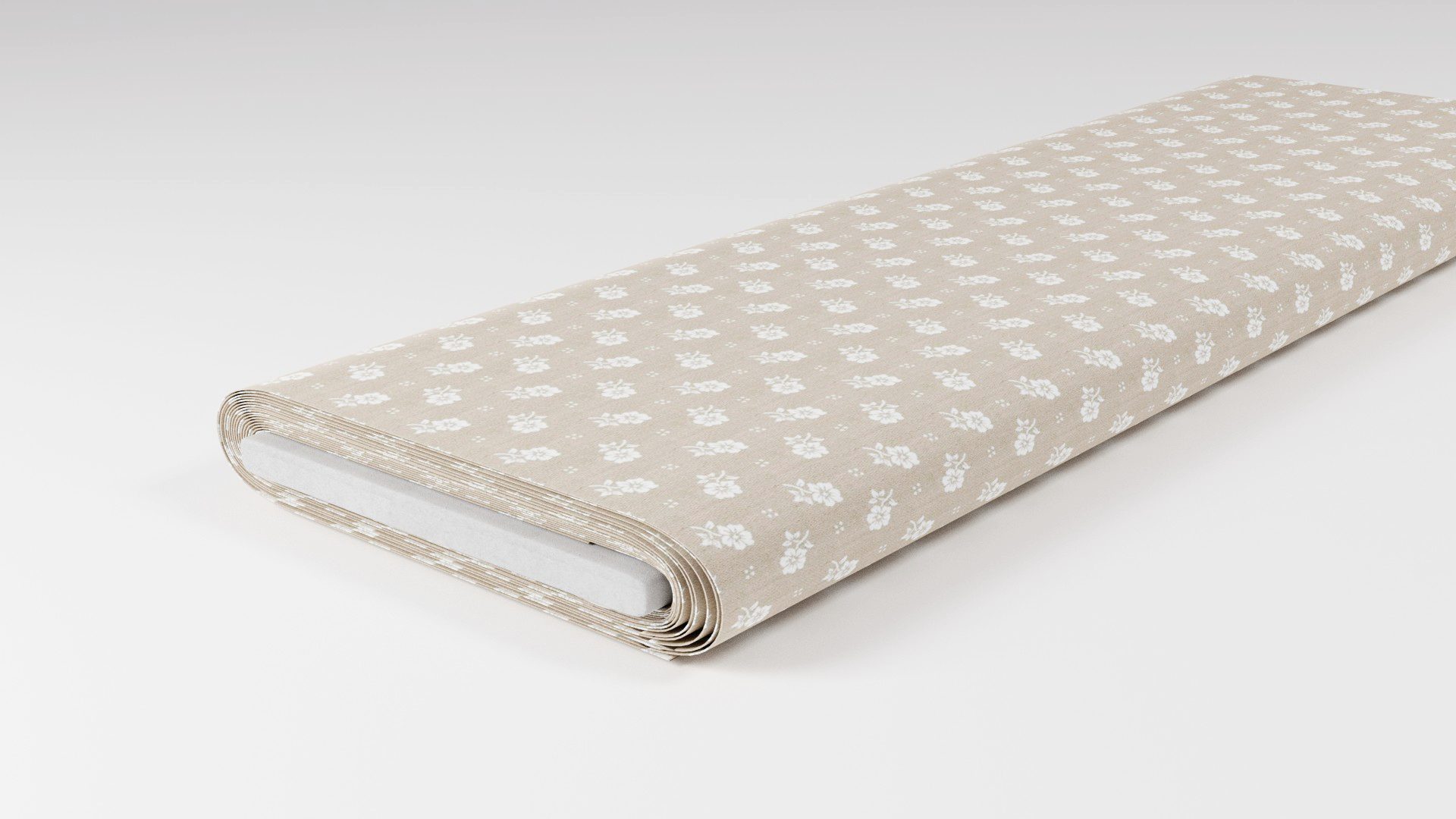 Hellbraun Blumen Punkte