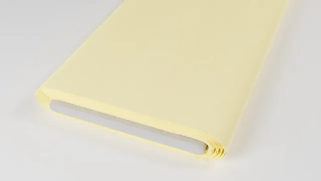 Popeline Baumwolle Hellgelb