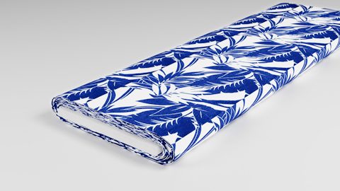 Popeline Hawaii Blau