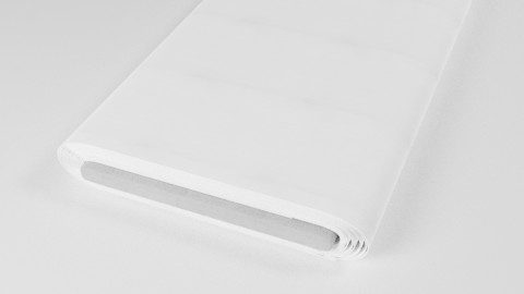 Baumwolle Fischgrat Weiß