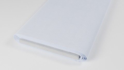 Baumwolle Fischgrat Hellblau