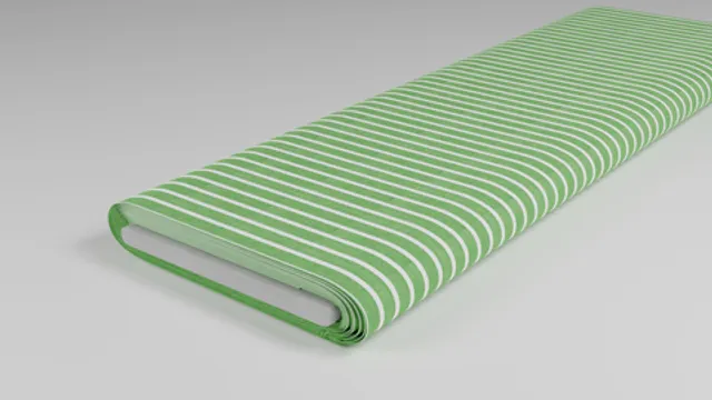 Leinenmix Maigrün gestreift