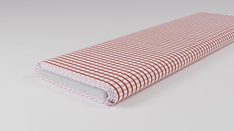 Vollzwirn Rot kariert