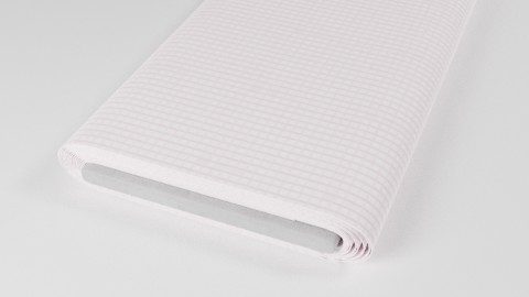 Vollzwirn Rosa kariert