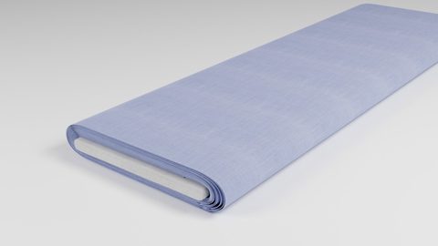 Vollzwirn Twill Blau