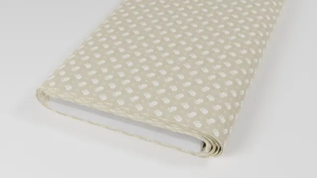 Hellbraun Blumen Punkte